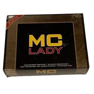 MC Lady Muscle Fiber Core 12 Golf Balls Distance Consistency Enhanced Feel NEW